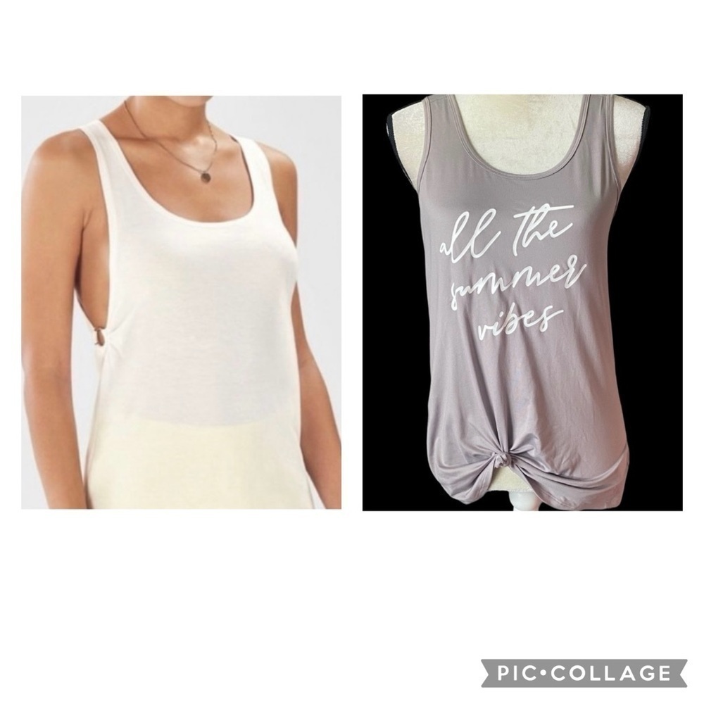 WOMENS SIZE SMALL ATHLETIC TOP BUNDLE-TWO TOPS-CHAMPION & FABKETICS